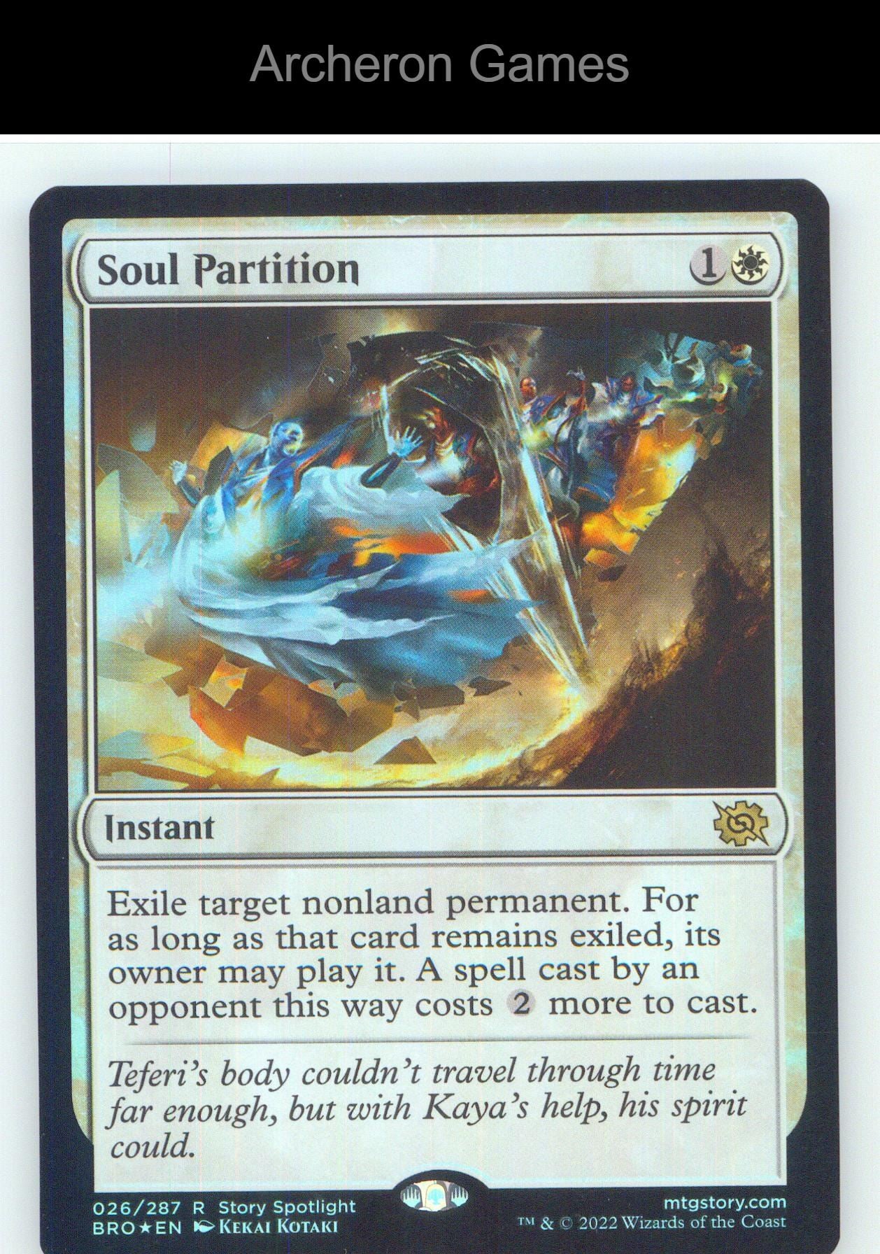 Soul Partition BRO 26 R MTG Card NM/EX+ Foil