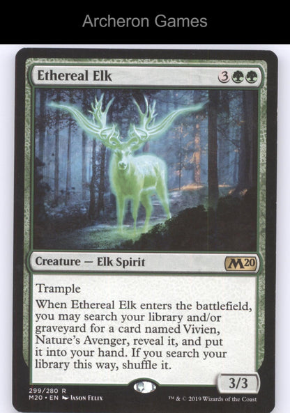 Ethereal Elk 299 R MTG Card Core Set 2020