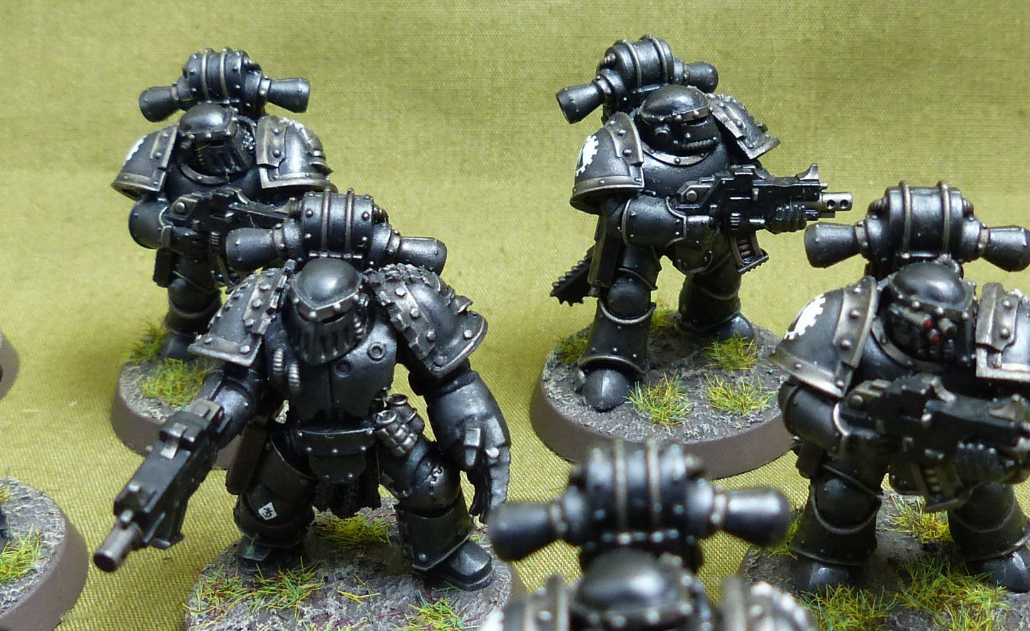 MKIII Tactical Squad set of 10 painted - Iron Hands - Warhammer Horus Heresy #2QJ