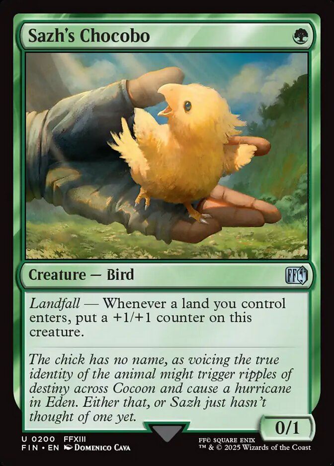 Sazh's Chocobo - Final Fantasy fin
