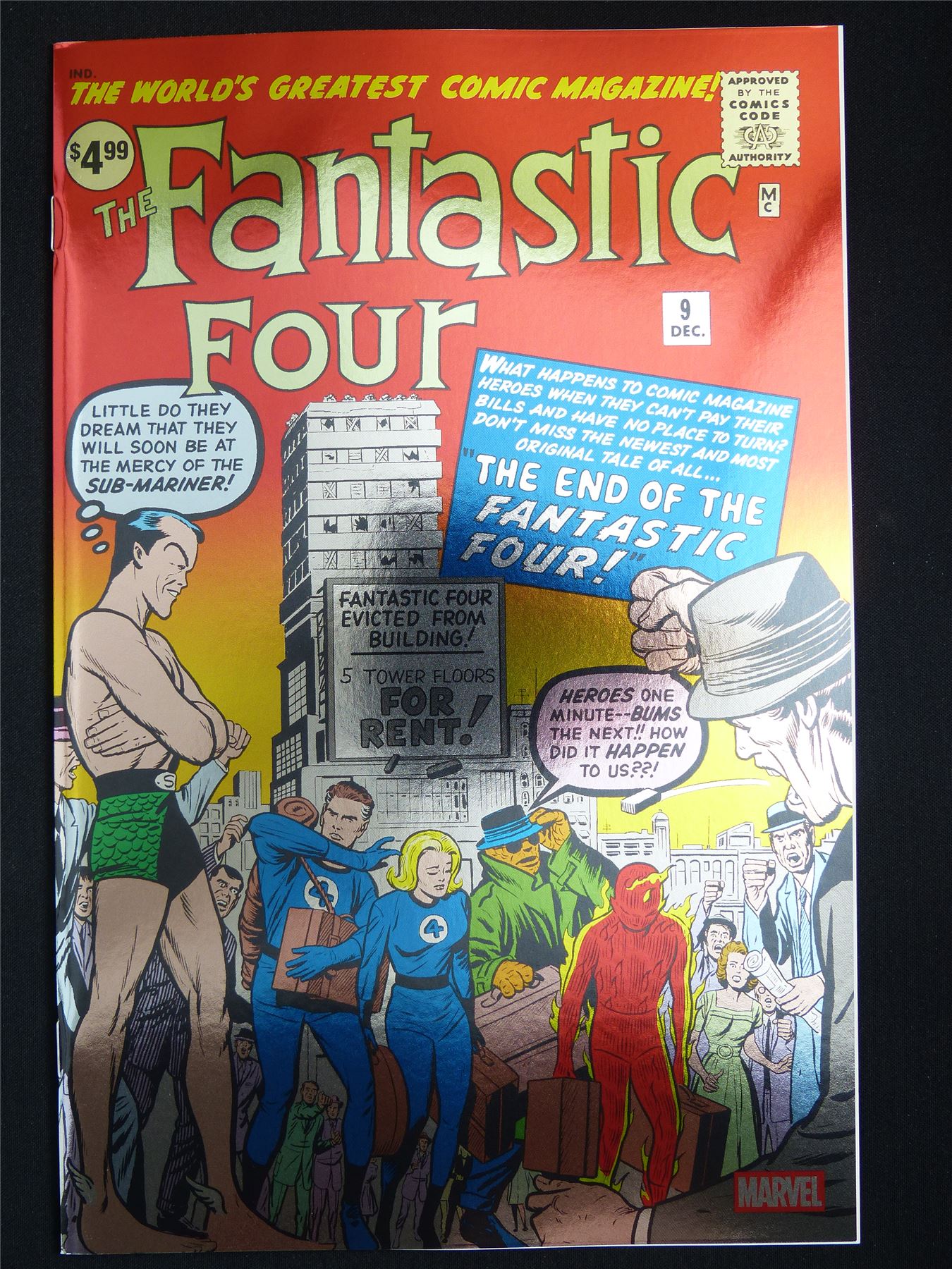 The FANTASTIC Four #9 Foil - Nov 2025 Marvel Comic #4G9