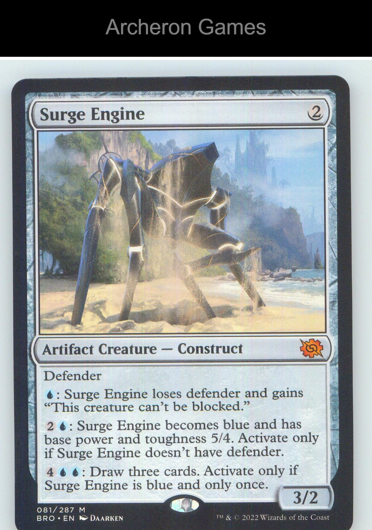 Surge Engine BRO 81 Mythic MTG Card NM/EX+