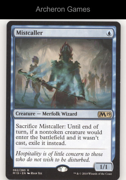 Mistcaller 62 R MTG Card Core Set 2019