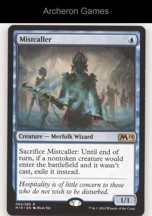 Mistcaller 62 R MTG Card Core Set 2019