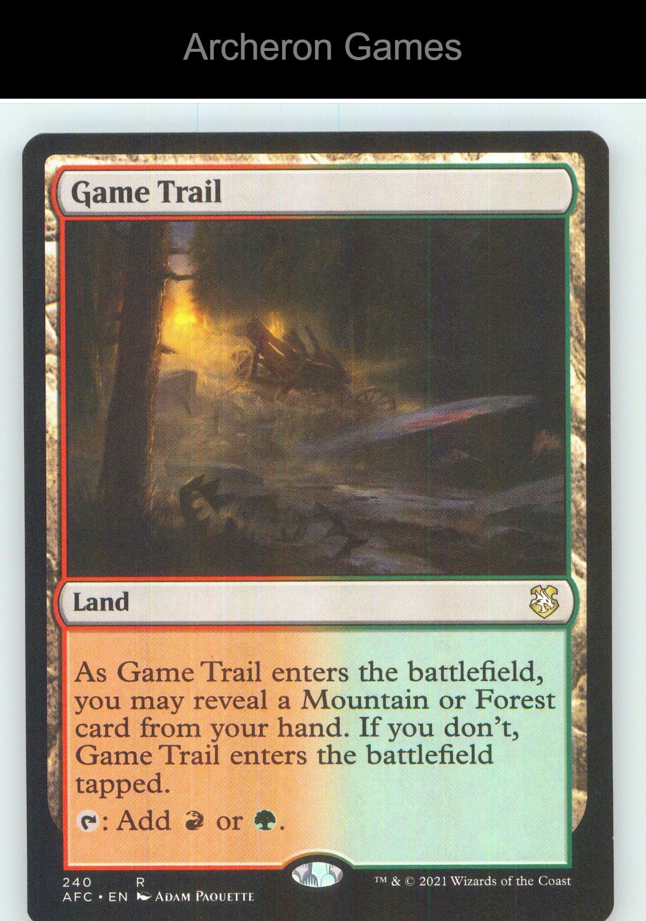 Game Trail AFC 240 R MTG Card NM/EX+