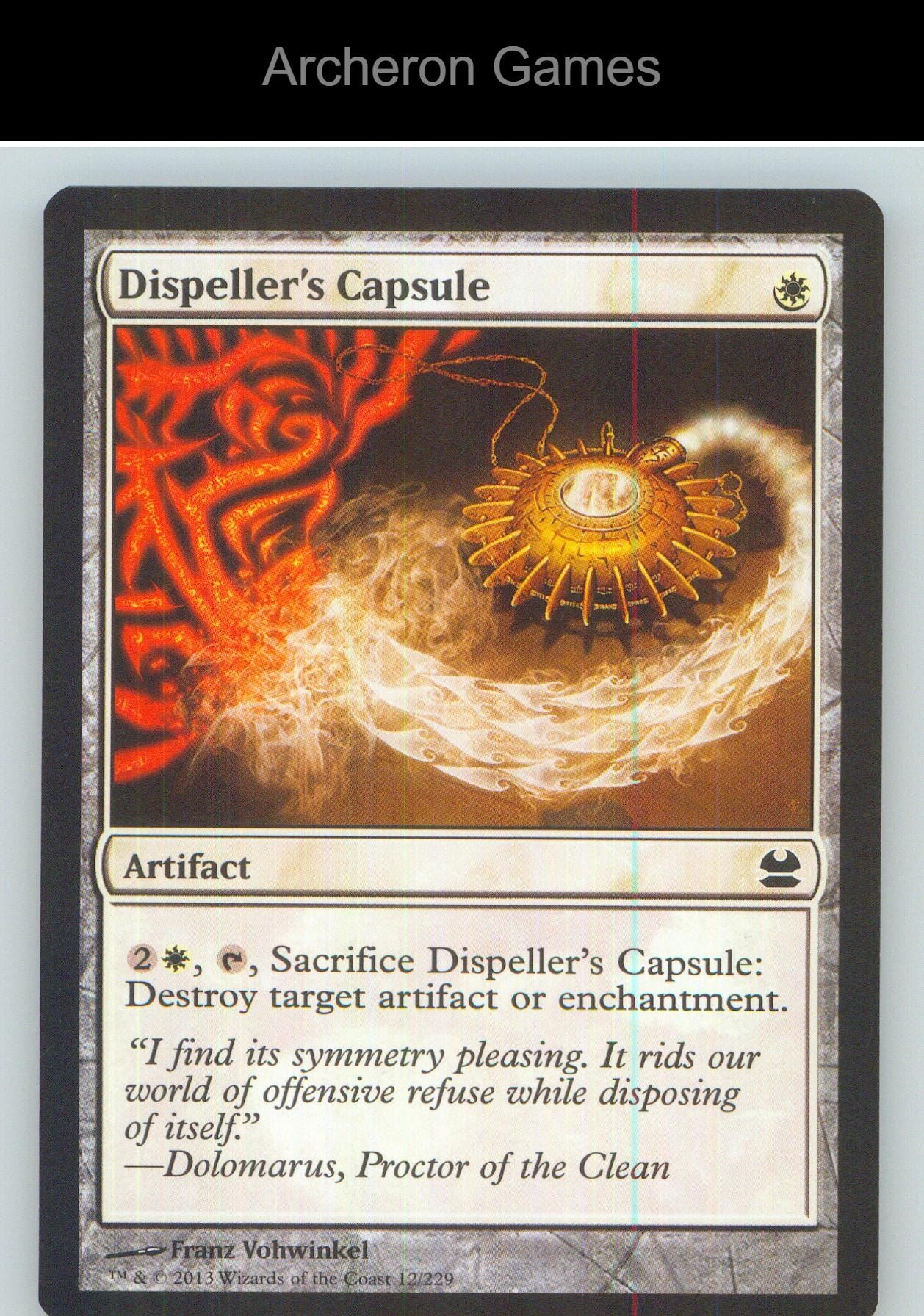 Dispeller's Capsule MMA 12 C MTG Card NM/EX+