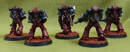 MKII Tactical Squad with upgrades set of 5 - Adepta Astartes - Warhammer HH #528