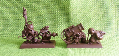 Skaven - Poisoned Wind Mortar and Warpfire Thrower - Warhammer AoS 40k #E2