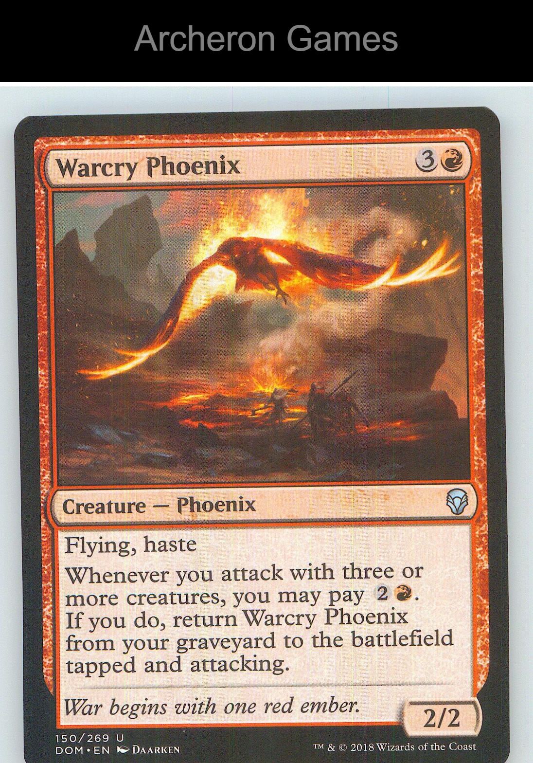 Warcry Phoenix DOM 150 UC MTG Card NM/EX+