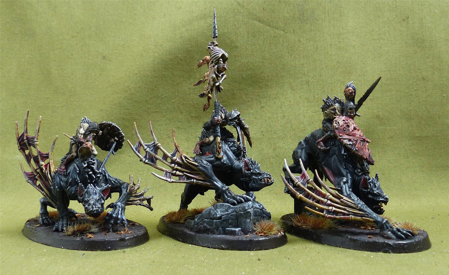 Morbheg Knights painted - Flesh-Eater Court - Warhammer AoS #5CN