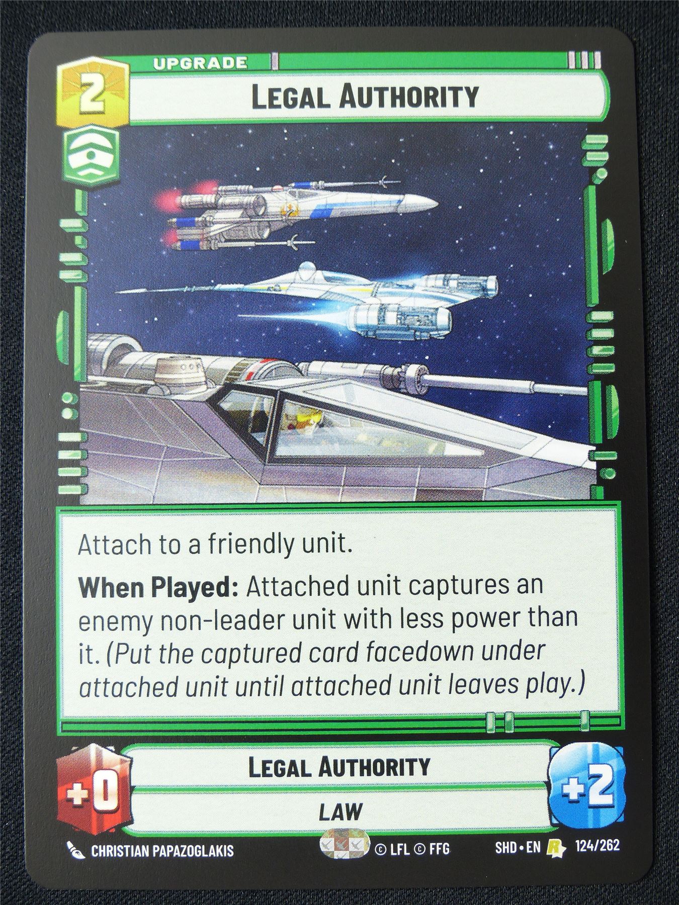Legal Authority 124/262 - Star Wars Unlimited Card #116