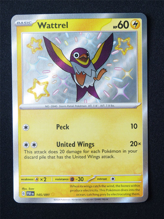 Wattrel 145/091 Shiny Holo - Pokemon Card #5XH