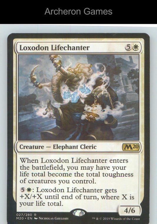 Loxodon Lifechanter M20 27 R MTG Card NM/EX+