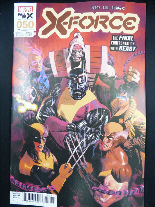 X-FORCE #50 - May 2024 Marvel Comic #4GW