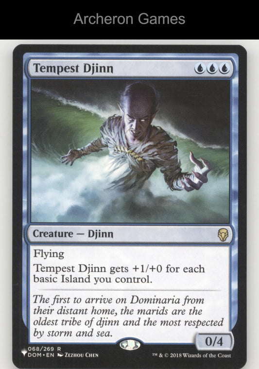 Tempest Djinn 68 R MTG Card Promo Pack: Core Set 2020