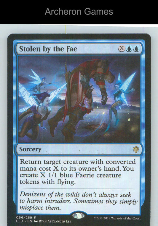Stolen by the Fae ELD 66 R MTG Card NM/EX+