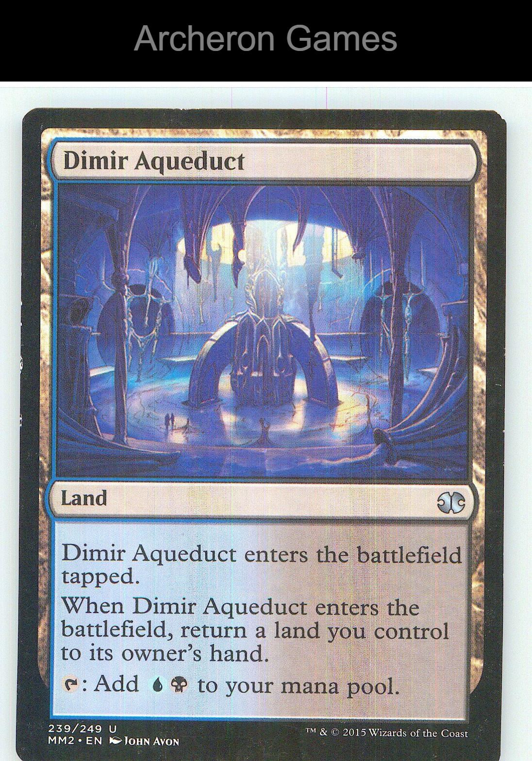 Dimir Aqueduct MM2 239 UC MTG Card NM/EX+