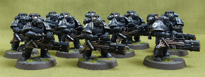 MKIII Tactical Squad set of 10 painted - Iron Hands - Warhammer Horus Heresy #2QG