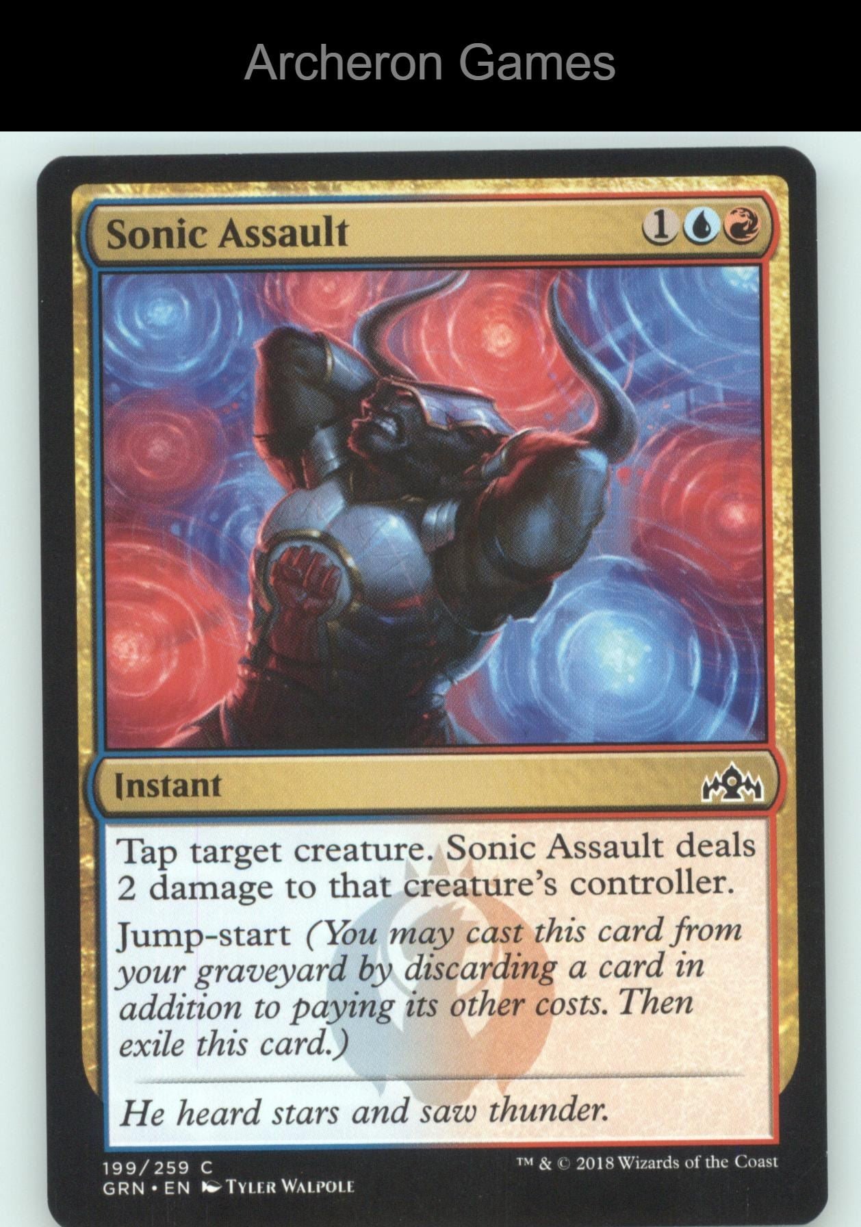 Sonic Assault 199 C MTG Card Guilds of Ravnica