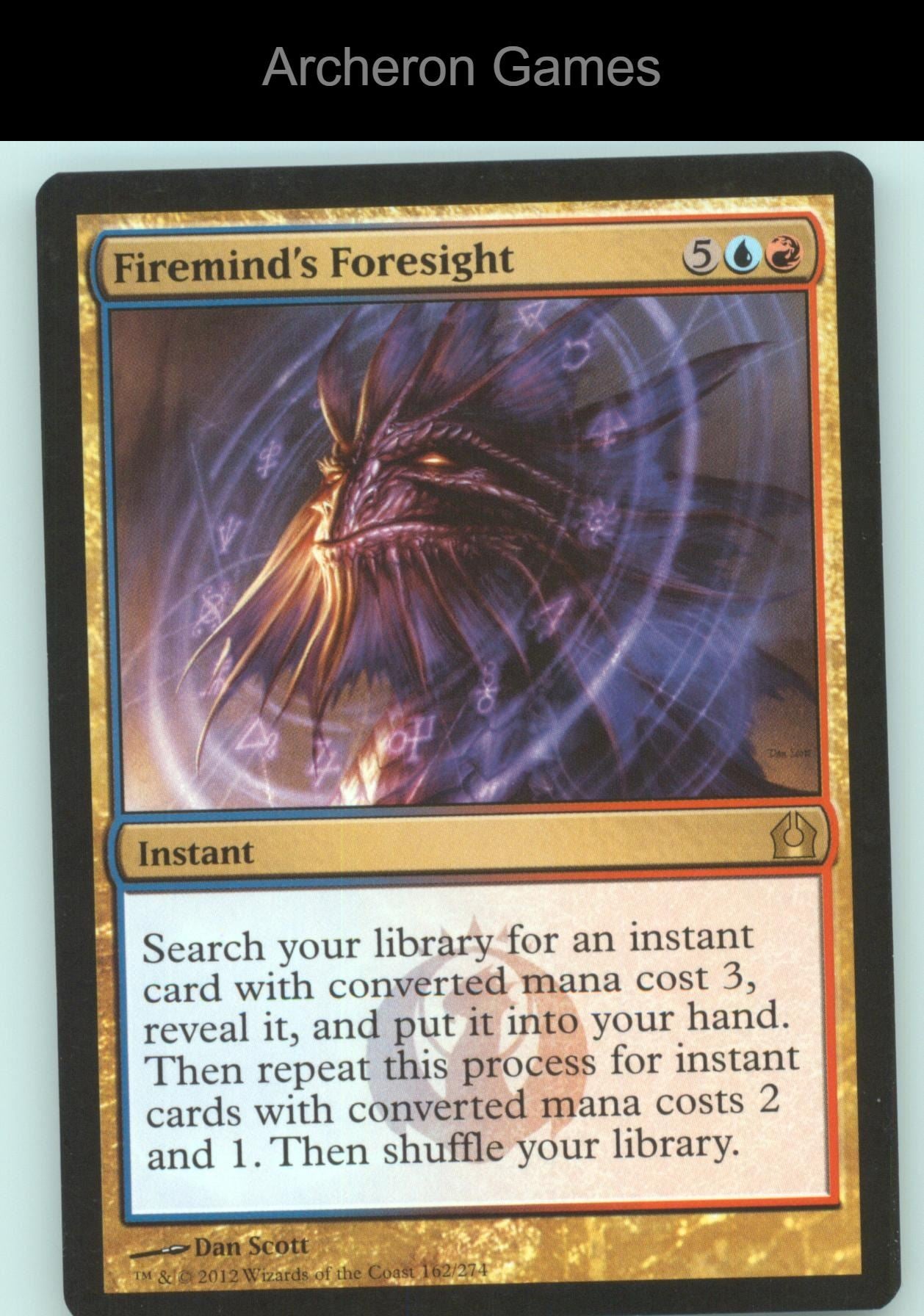 Firemind's Foresight 162 R MTG Card Return to Ravnica
