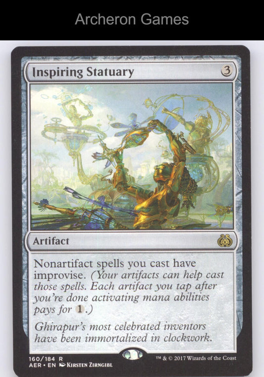 Inspiring Statuary 160 R MTG Card Aether Revolt