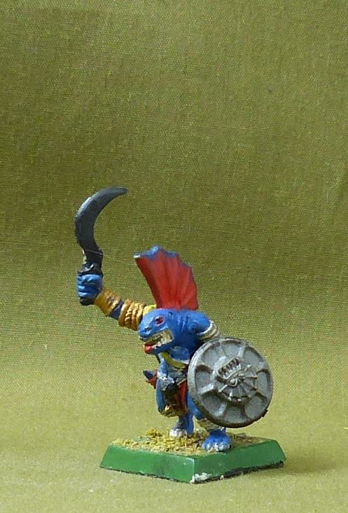 Classic Metal Misc Character - Lizardmen - Warhammer Fantasy #4UU