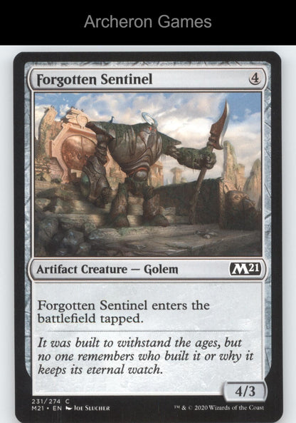 Forgotten Sentinel 231 C MTG Card Core Set 2021