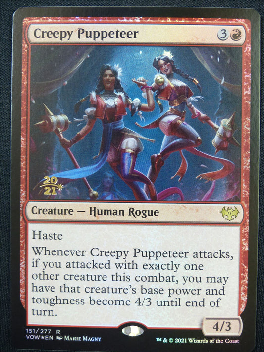 Creepy Puppeteer Pre-Release Promo Foil - VOW - Mtg Card #2YZ