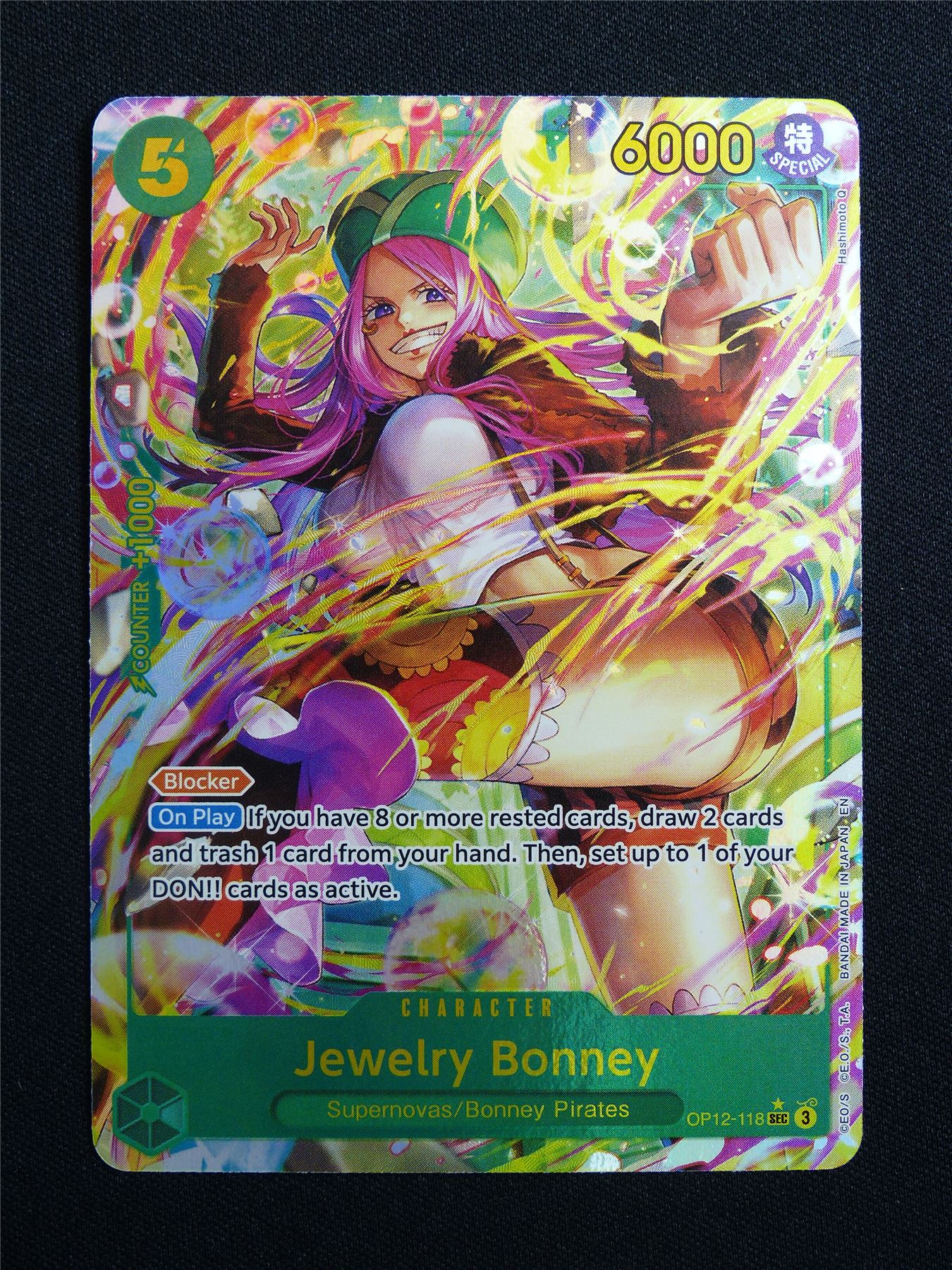 Jewelry Bonney OP12-118 SEC Alt Art Foil - One Piece Card #15F