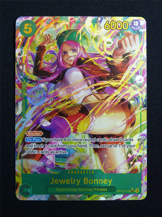 Jewelry Bonney OP12-118 SEC Alt Art Foil - One Piece Card #15F