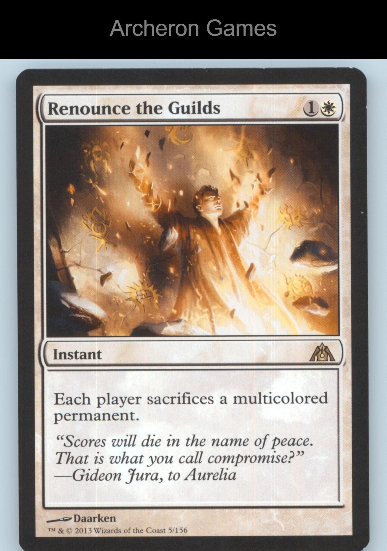 Renounce the Guilds 5 R MTG Card Dragon's Maze