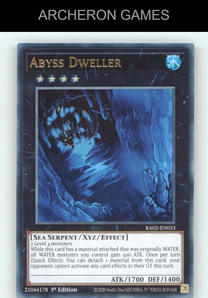 Abyss Dweller Ultra Rare YUGIOH Card