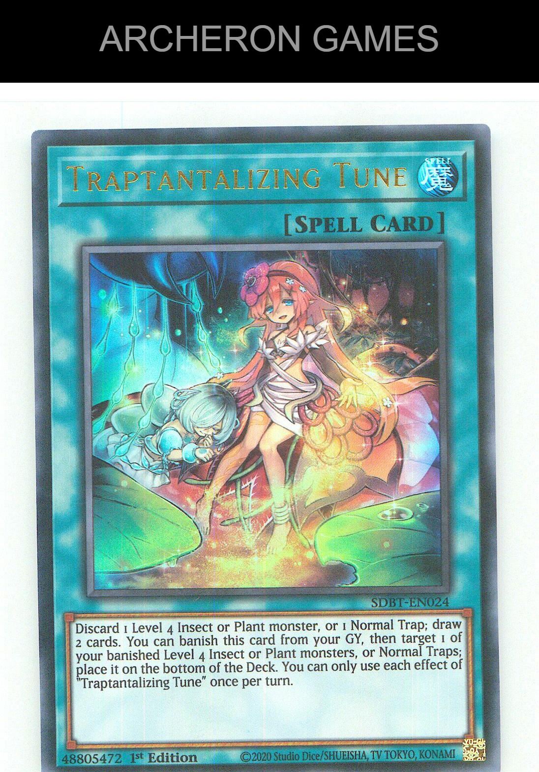 Traptantalizing Tune Ultra Rare YUGIOH Card 1st Edition