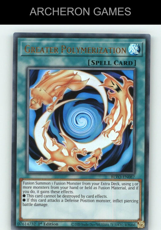 Greater Polymerization Ultra Rare YUGIOH Card