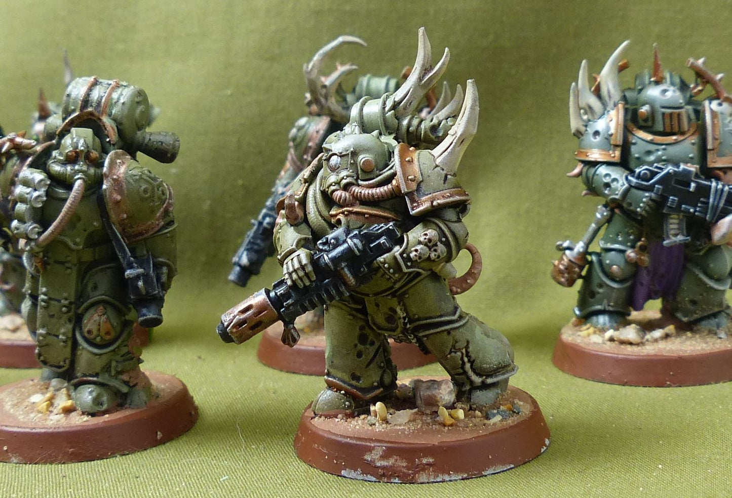 Plague Marines painted - Death Guard - Warhammer 40K #36X