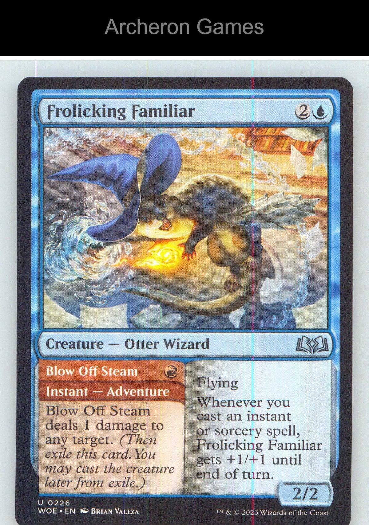 Frolicking Familiar WOE 226 UC MTG Card NM/EX+