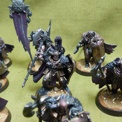 Chaos Warriors painted - Slaves to Darkness - Warhammer AoS #5CP