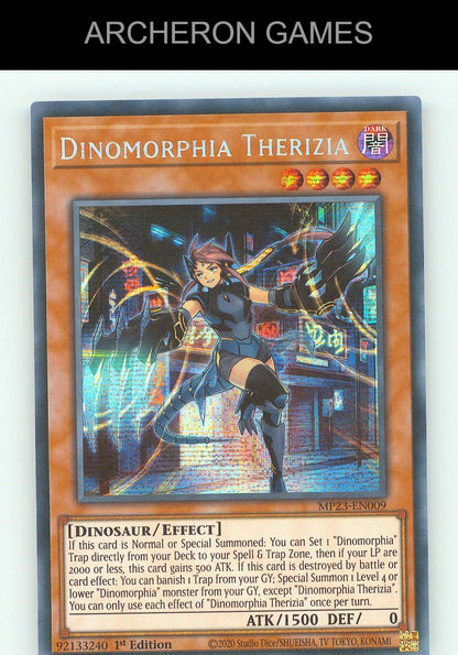 Dinomorphia Therizia (Starlight Rare) SEC YUGIOH Card