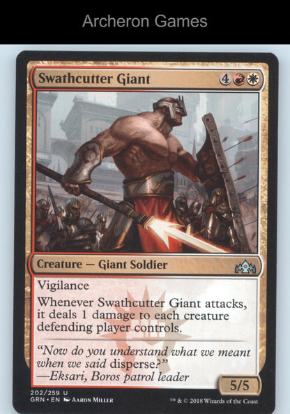Swathcutter Giant 202 UC MTG Card Guilds of Ravnica