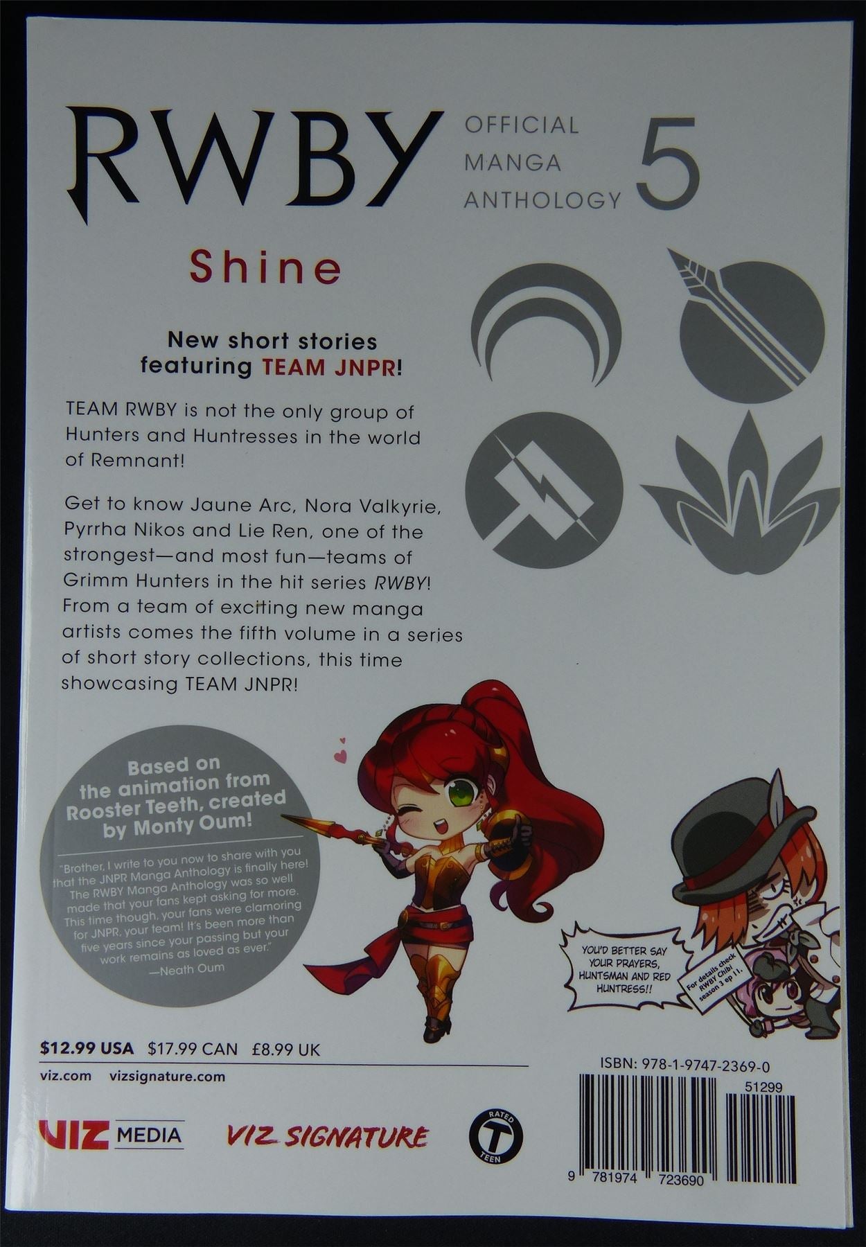 RWBY #5  - Softback Manga #27O