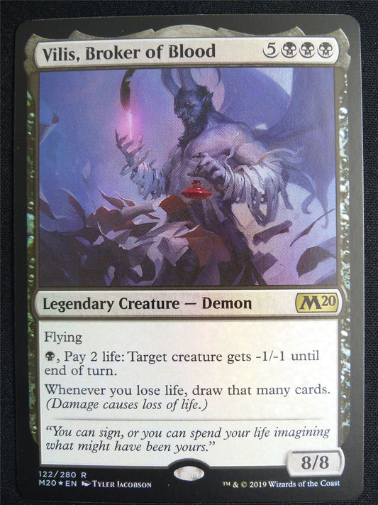 Vilis Broker of Blood Foil - M20 - Mtg Card #4JJ