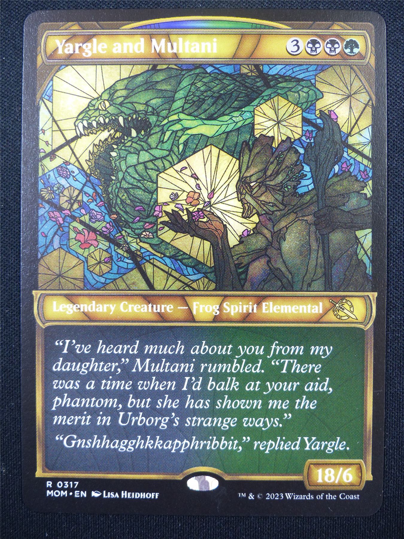 Yargle and Multani Showcase - MOM - Mtg Card #2AE