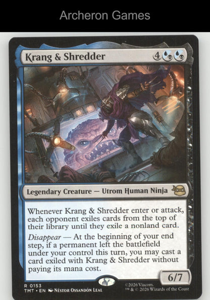 Krang & Shredder TMT 0153 R MTG Card Teenage Mutant Ninja Turtles