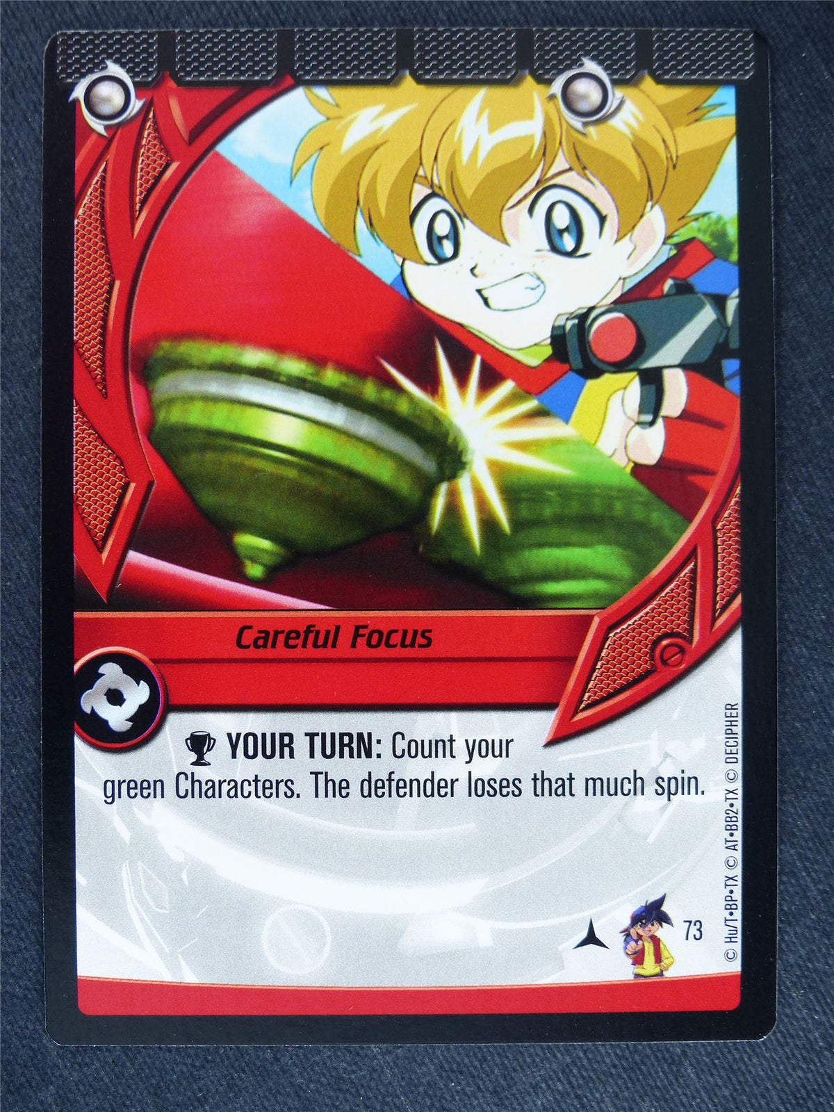 Careful Focus 73 - Beyblade Cards #WW