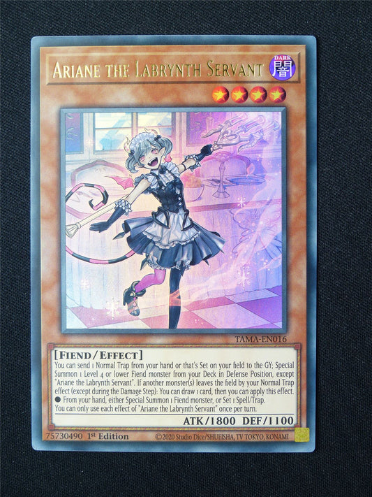 Ariane the Labrynth Servant TAMA Ultra Rare - 1st ed Yugioh Card #5SH