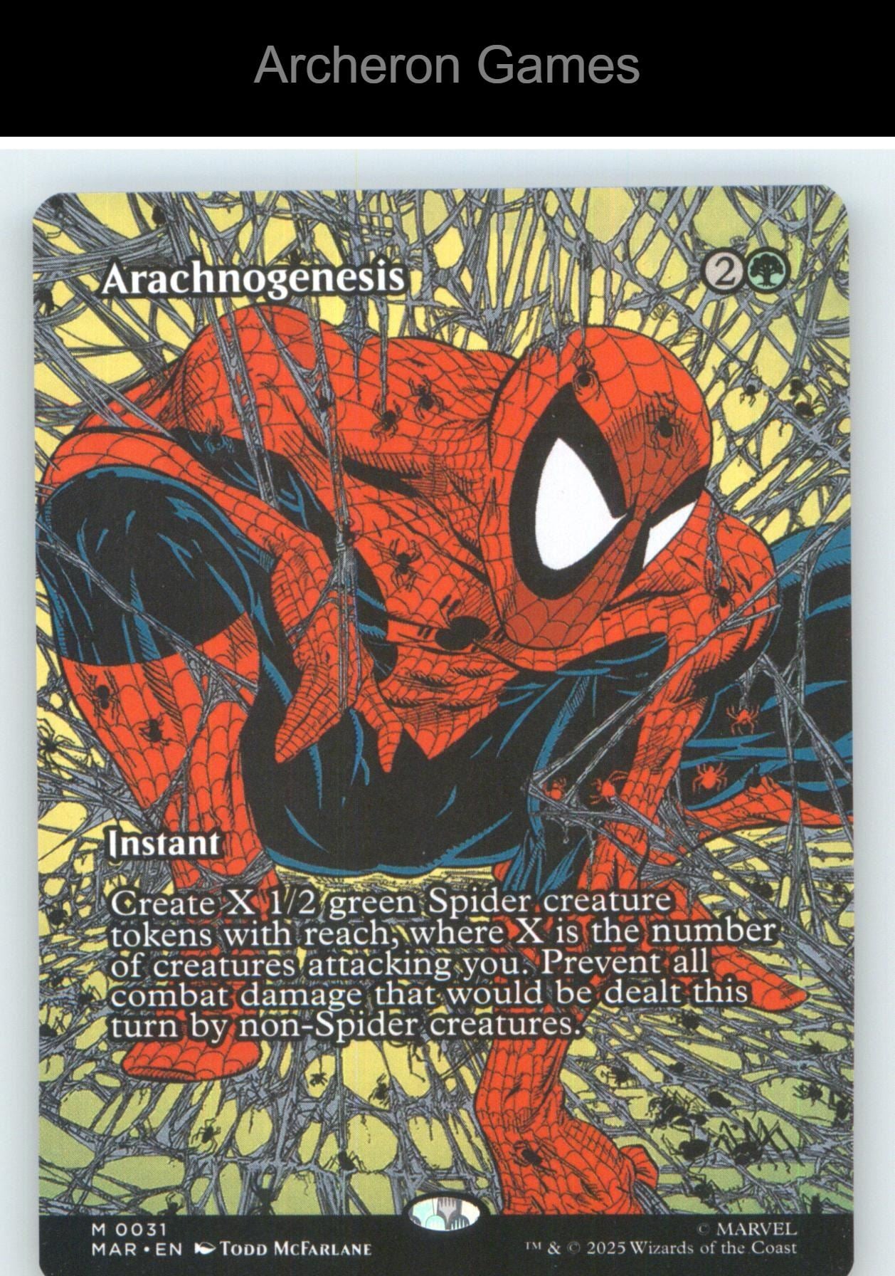 Arachnogenesis (Borderless) M3E 31 Mythic MTG Card NM/EX+