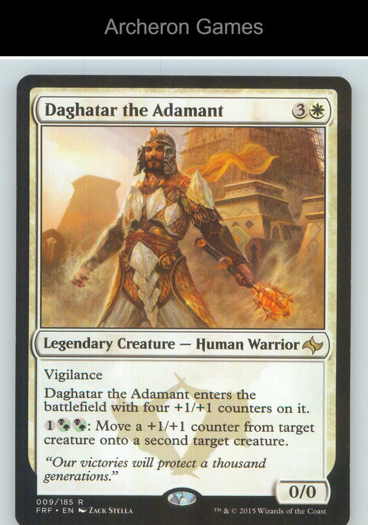 Daghatar the Adamant FRF 9 R MTG Card NM/EX+