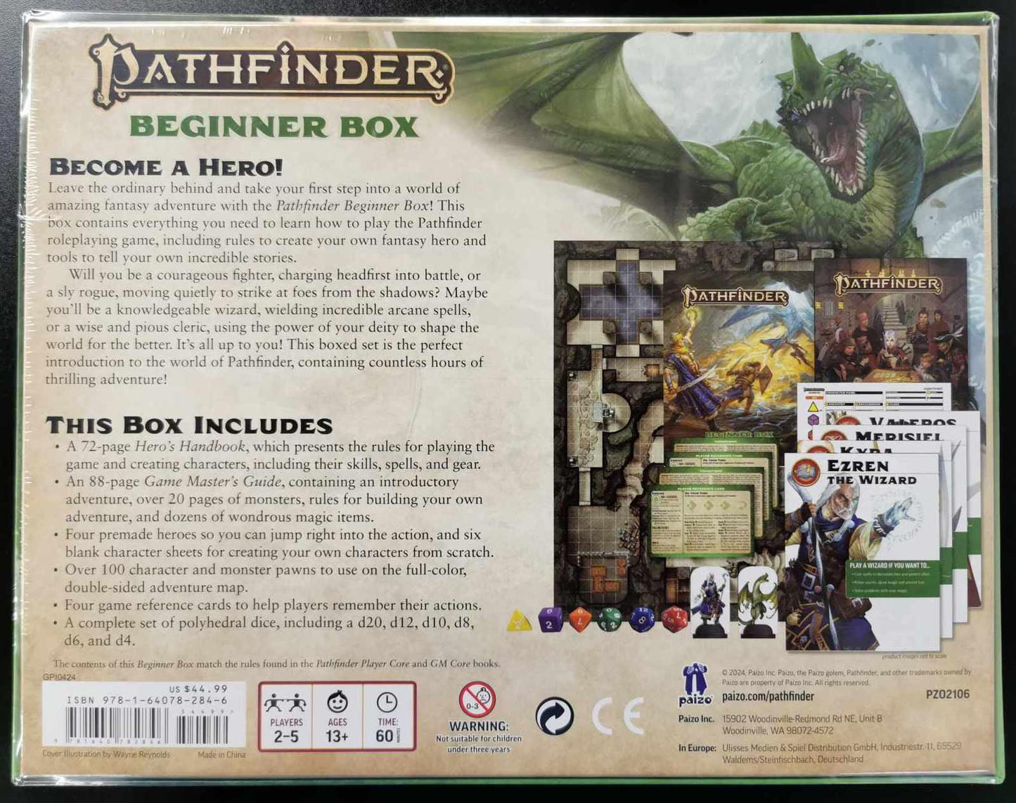 Pathfinder Beginner Box 2nd Edition Remastered
