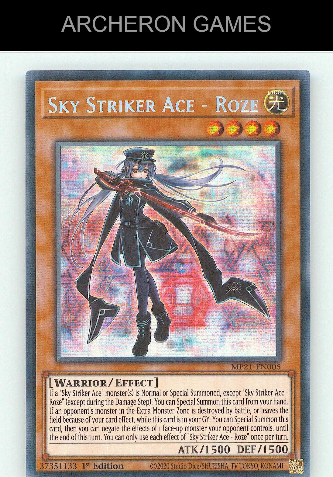 Sky Striker Ace - Roze SEC YUGIOH Card