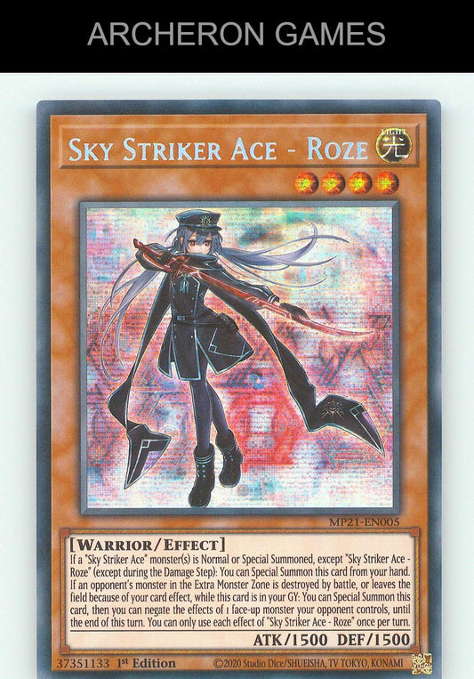 Sky Striker Ace - Roze SEC YUGIOH Card